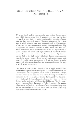 Science writing in Greco-Roman antiquity