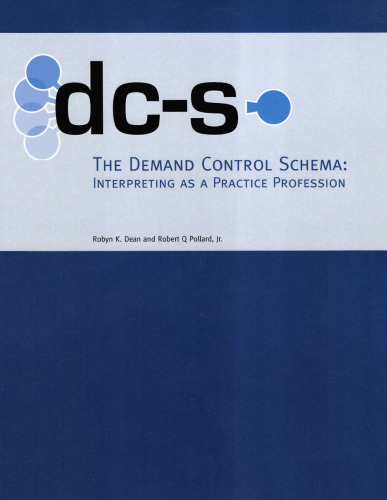 The Demand Control Schema: Interpreting as a Practice Profession