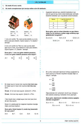 Acil 14 TYT Matematik Deneme 9-10