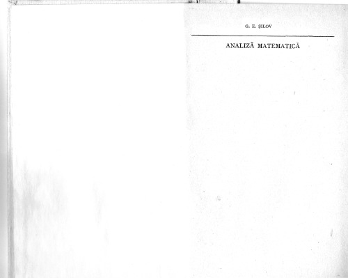 Analiză matematică - spații finit-dimensionale