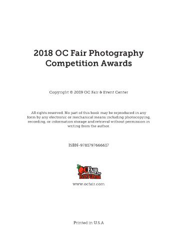 2018 OC Fair Photography Competition Awards
