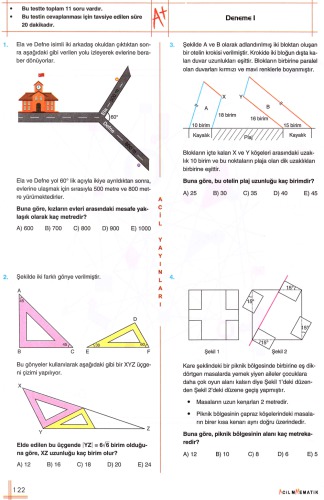 Acil 15 AYT Geometri Deneme
