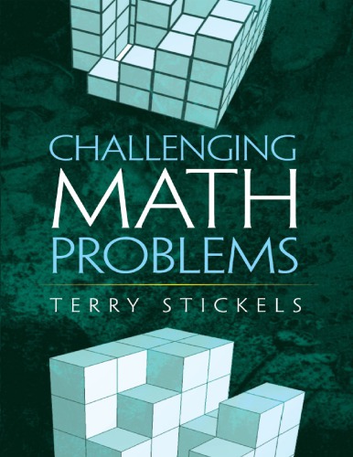 Stickels Terry Challenging Math Problems Dover Publications (2015)