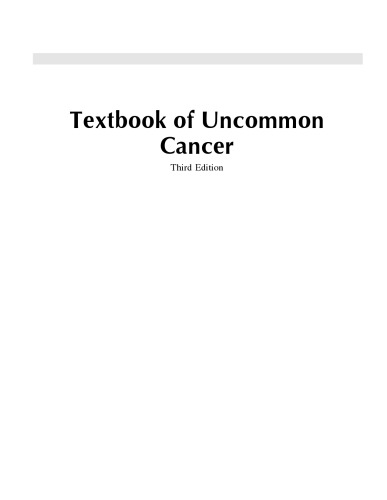 Textbook of uncommon cancer