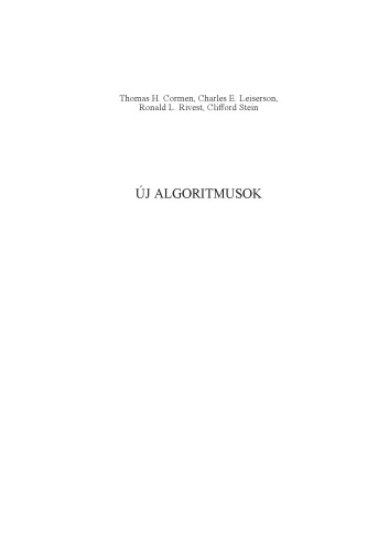 Új algoritmusok