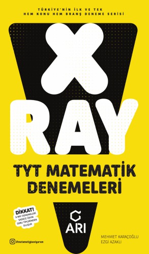 Arı Yayınları X-RAY TYT Matematik Denemeleri