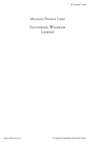 Gottfried Wilhelm Leibniz