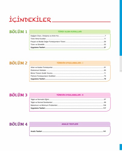 Ekstremum AYT Türev Fasikül