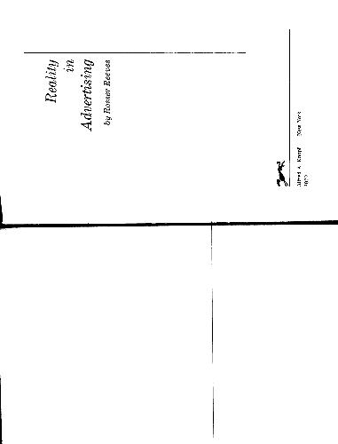 Reality in Advertising