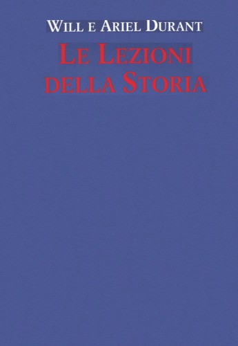 Le lezioni della storia