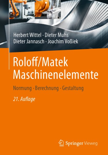 Roloff/Matek Maschinenelemente