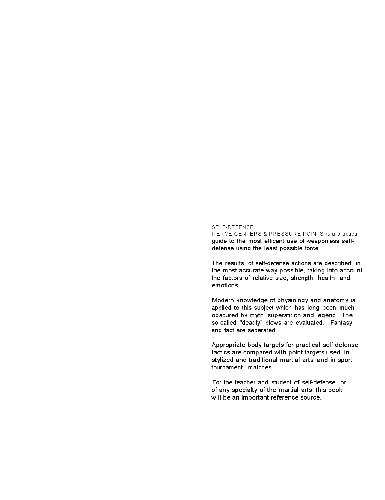 Self-Defense Nerve Centers & Pressure Points