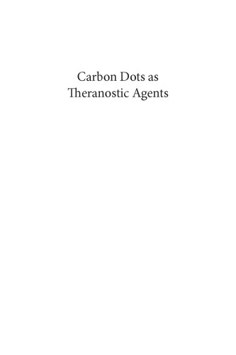 Carbon dots as theranostic agents