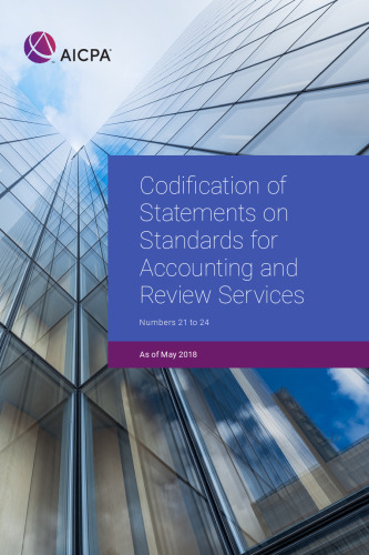 Codification of statements on standards for accounting and review services: numbers 21-24