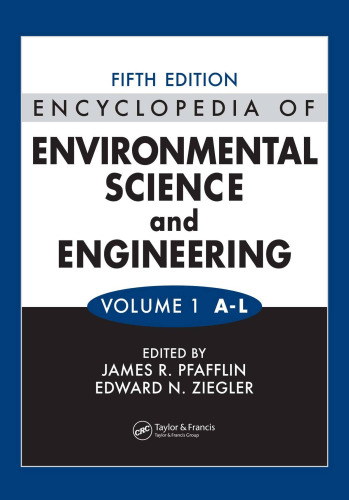 Encyclopedia of environmental science and engineering