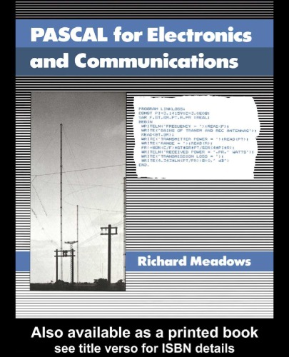 Pascal For Electronics And Communications