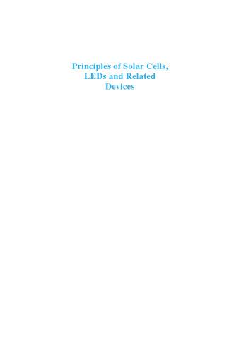 Principles of solar cells, LEDs and related devices: the role of the PN junction