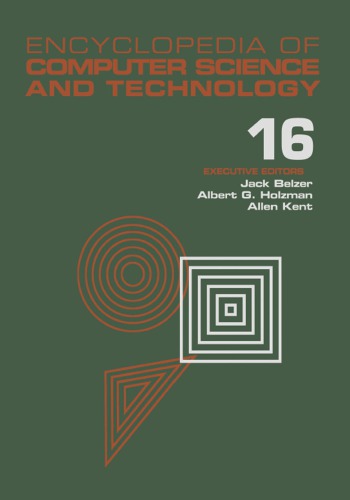 Encyclopedia of Computer Science and Technology : Volume 16 - Index