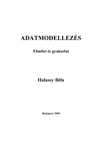 Adatmodellezés