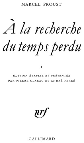 A la recherche du temps perdu