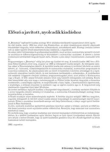 Matematikai kézikönyv