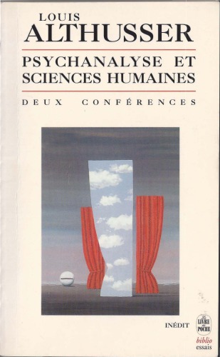 Psychanalyse et Sciences Humaines: Deux Conférences
