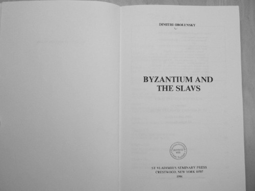 Byzantium and the Slavs