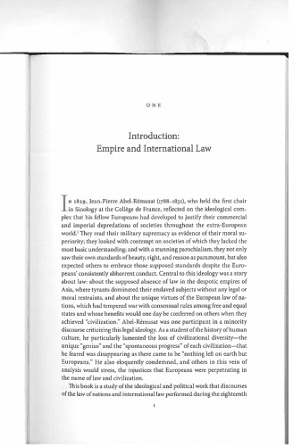 Boundaries of the International: Law and Empire