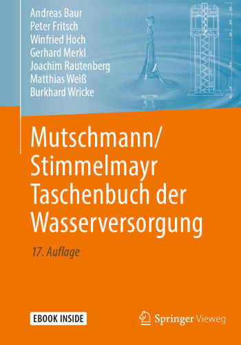 Mutschmann/Stimmelmayr Taschenbuch der Wasserversorgung