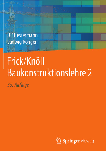 Frick/Knöll Baukonstruktionslehre 2