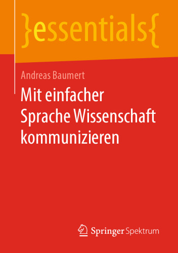 Mit einfacher Sprache Wissenschaft kommunizieren