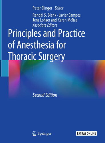 Principles and Practice of Anesthesia for Thoracic Surgery