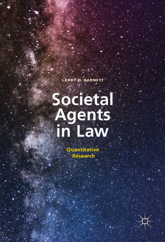 Societal Agents in Law: Quantitative Research