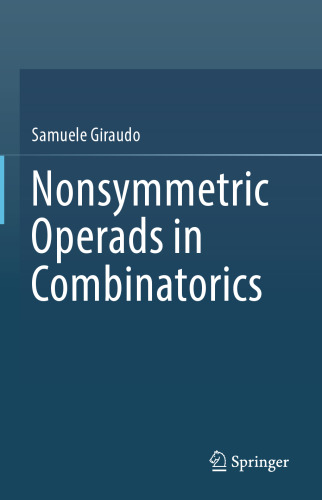 Nonsymmetric Operads in Combinatorics