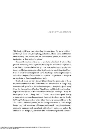 Ecologies of Comparison: An Ethnography of Endangerment in Hong Kong