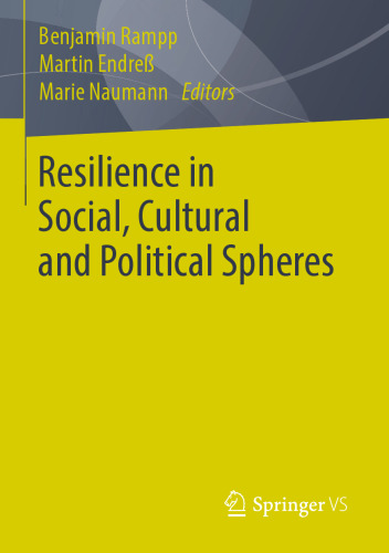 Resilience in Social, Cultural and Political Spheres