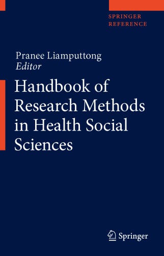 Handbook of Research Methods in Health Social Sciences