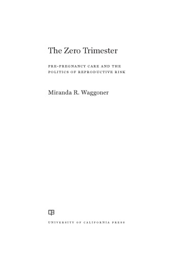 The Zero Trimester: Pre-Pregnancy Care and the Politics of Reproductive Risk