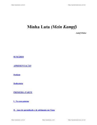 Mein Kampf (Minha luta)