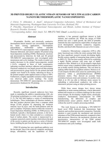 ANTEC® 2017 : proceedings of the technical conference & exhibition Anaheim, California, USA May 8-10, 2017.