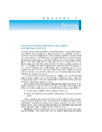 Steps to Writing Well with Additional Readings