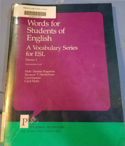 Words for Students of English