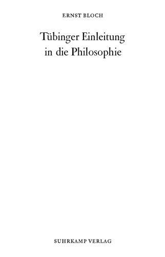 Tübinger Einleitung in die Philosophie