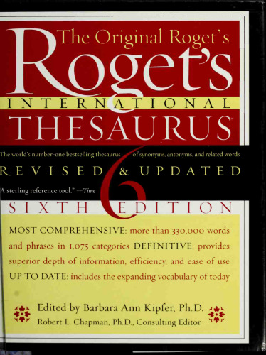 Roget’s International Thesaurus