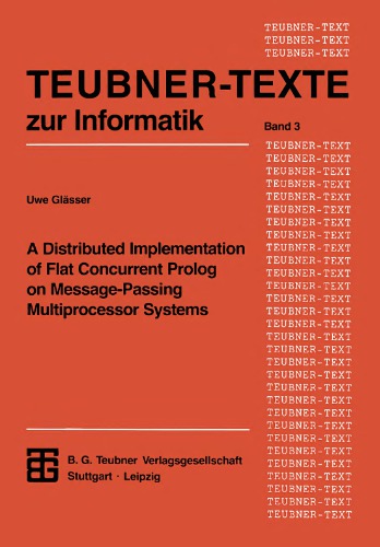 A distributed implementation of Flat Concurrent Prolog on message-passing microprocessor systems