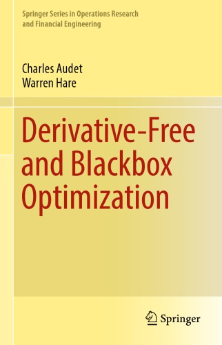Derivative-free and blackbox optimization