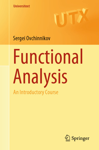Functional analysis: an introductory course