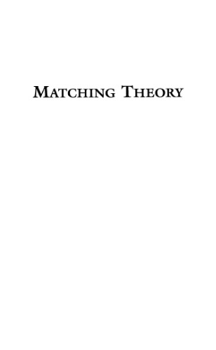 Matching theory