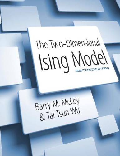 The two-dimensional Ising model
