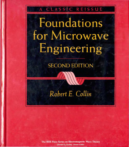 Foundations for Microwave Engineerings